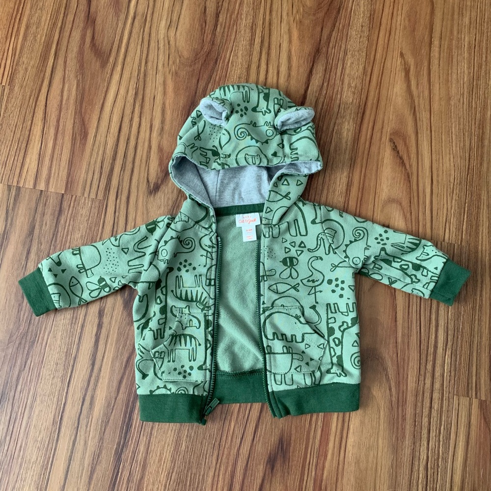 Jungle fun baby boy sweater